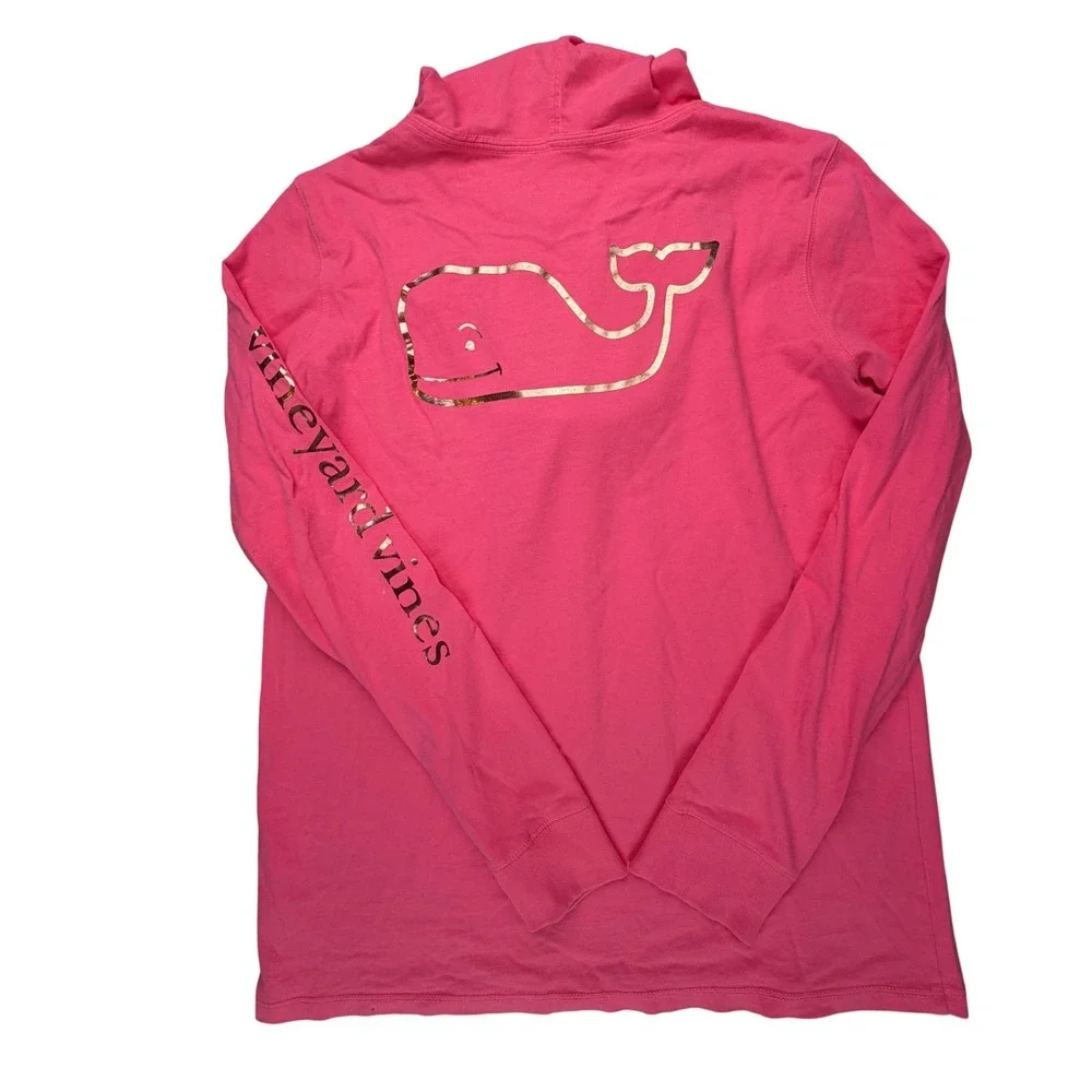 Vineyard Vines Kids Bundle 4 Pack Cotton Shirts Hoodie Pink Red Blue Large 14-18